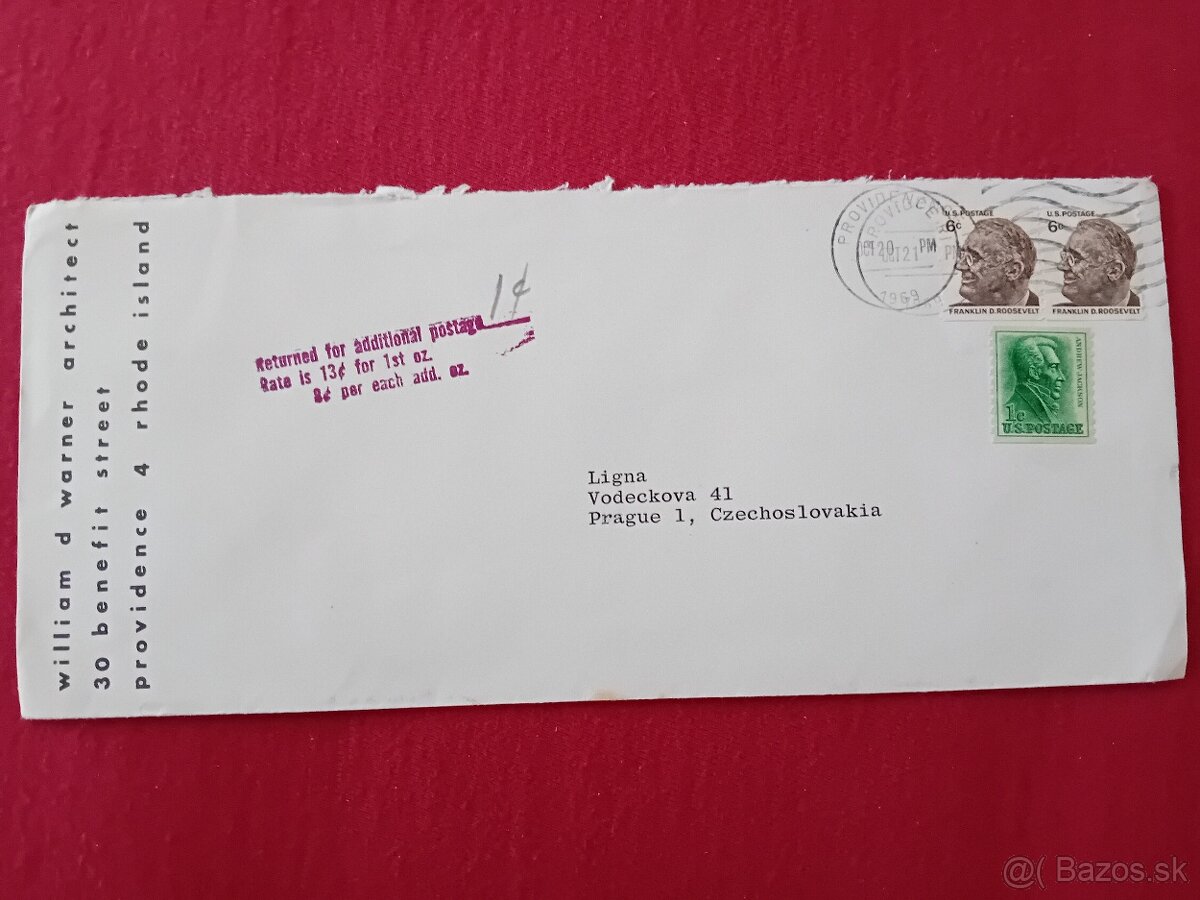 Známky USA prezidentské 700 - 2