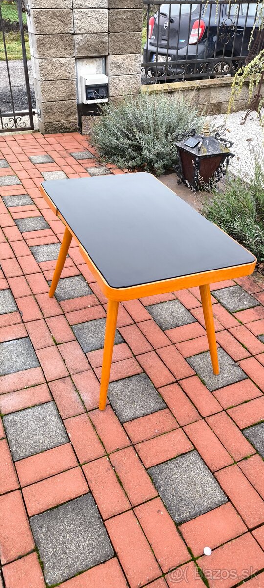Retro stolík opaxidove sklo - 2