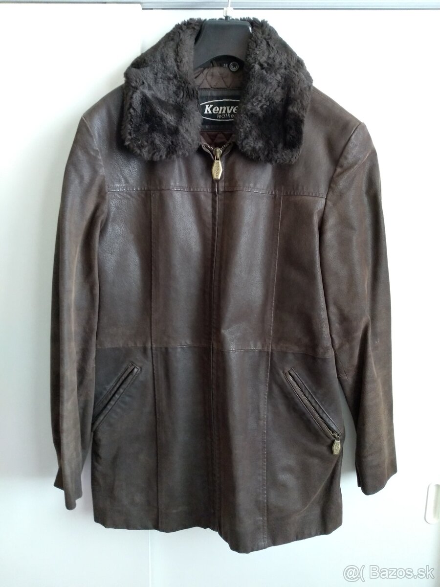 Kožená bunda dámska dlhá - 2
