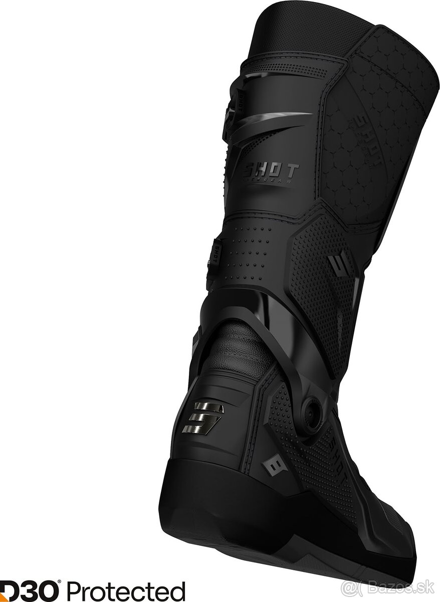 SHOT kĺbové čižmy topánky čierne - 2