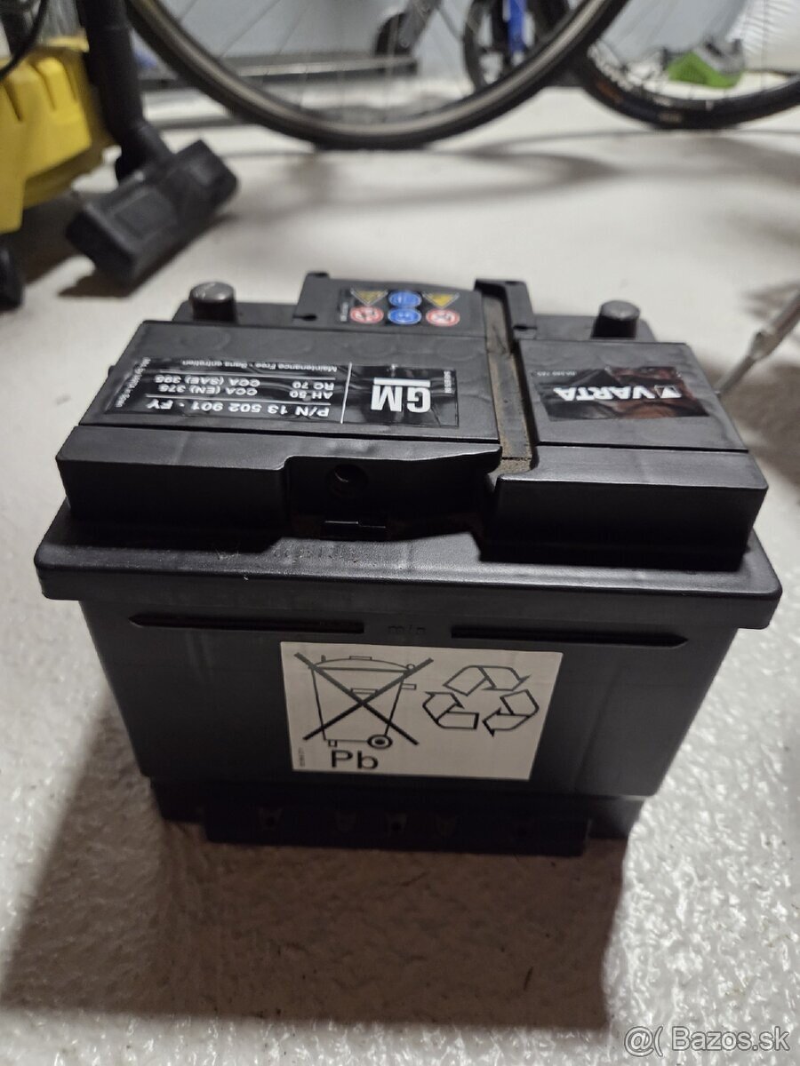 VARTA autobatéria 12V 50Ah CCA395A zachovalá - 2