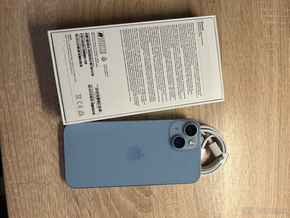 iPhone 14, Starlight 128GB - 2