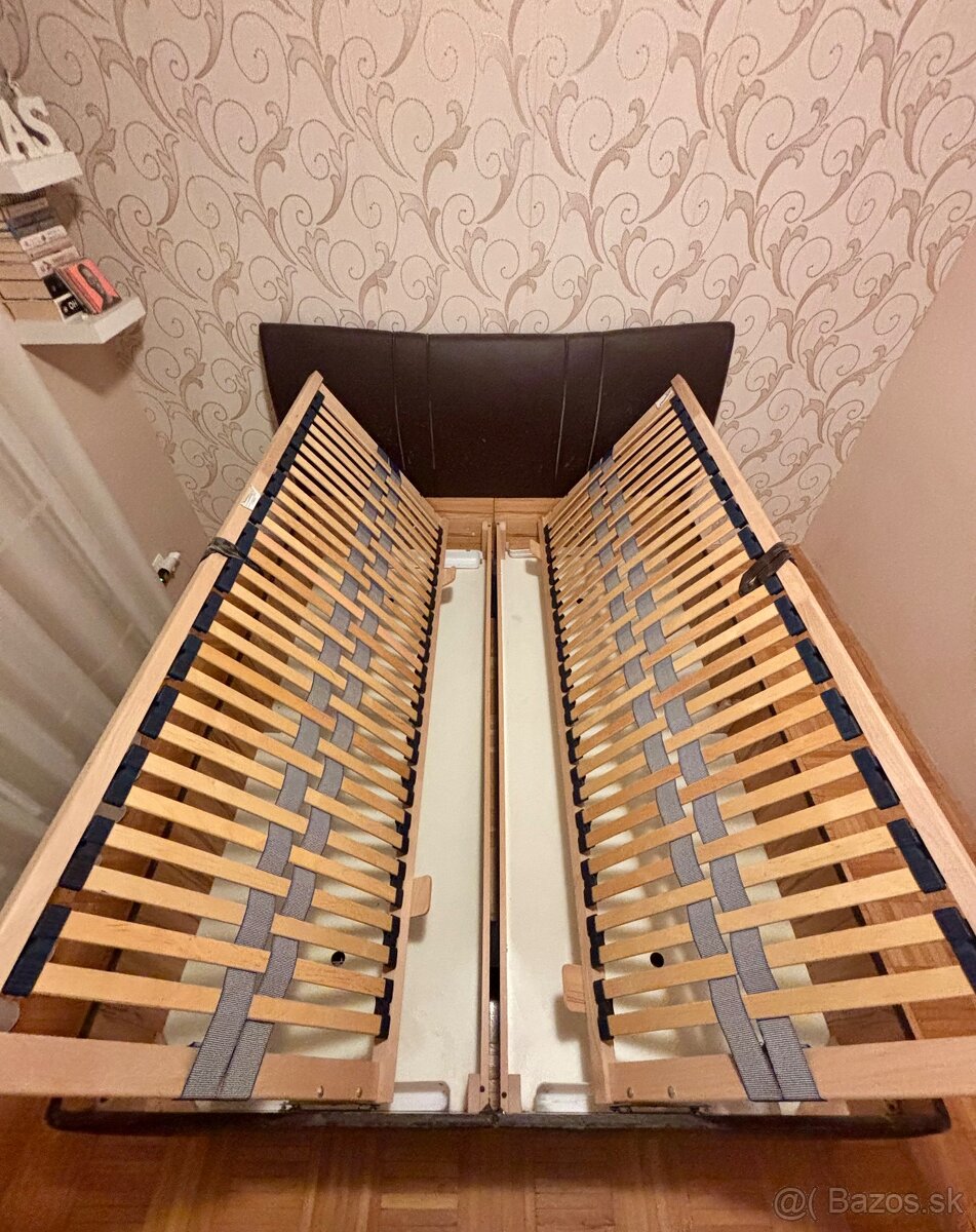 Koženková posteľ - 2