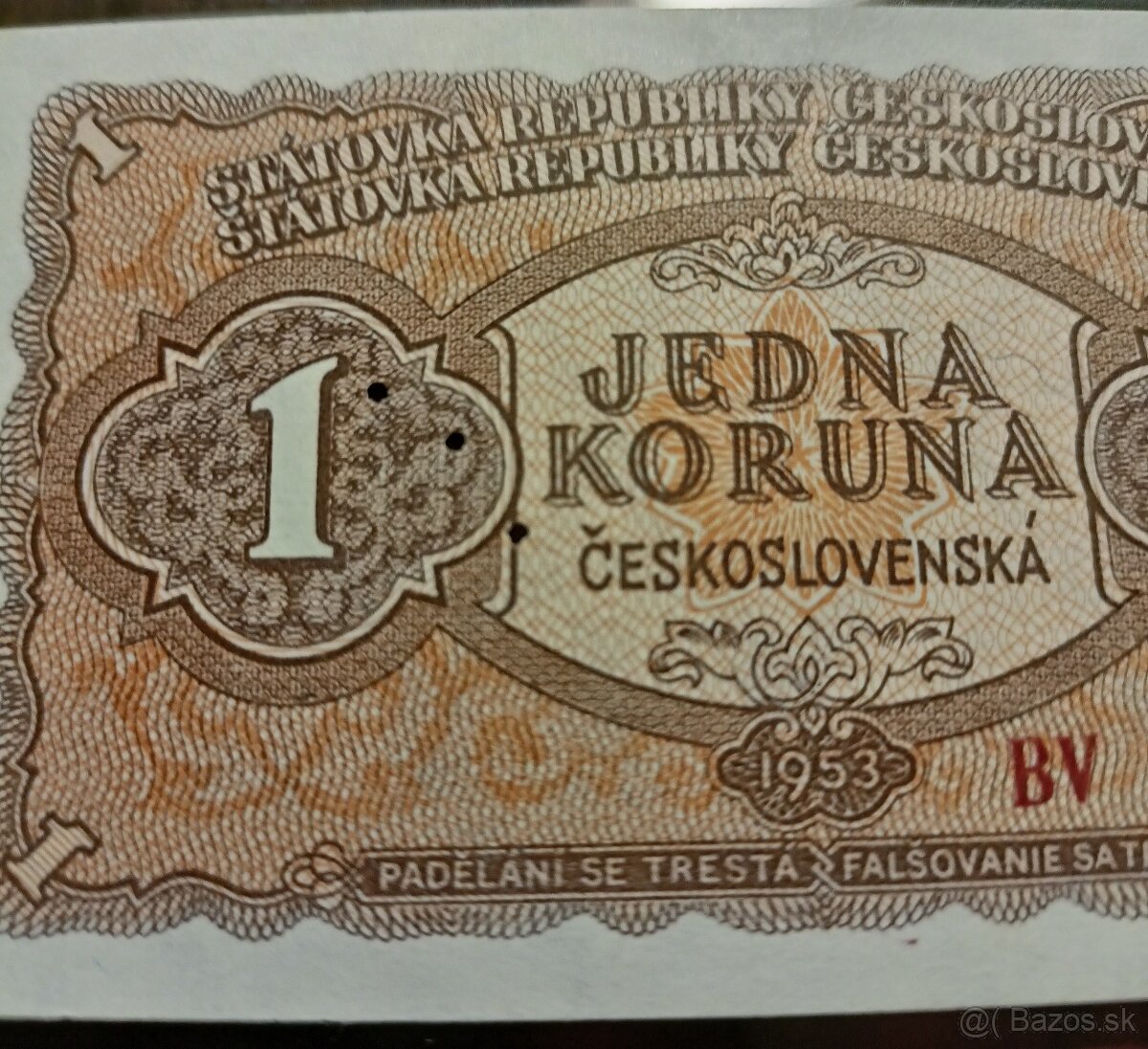 1 korunova bankovka 1953 3md - 2