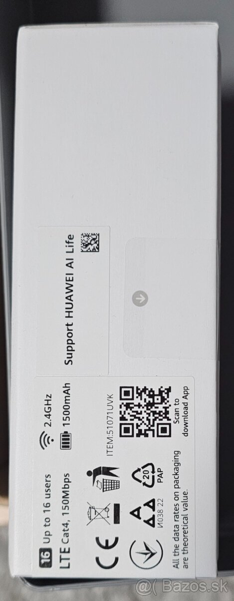 Predám Router Huawei Mobile WiFi 3s - 2