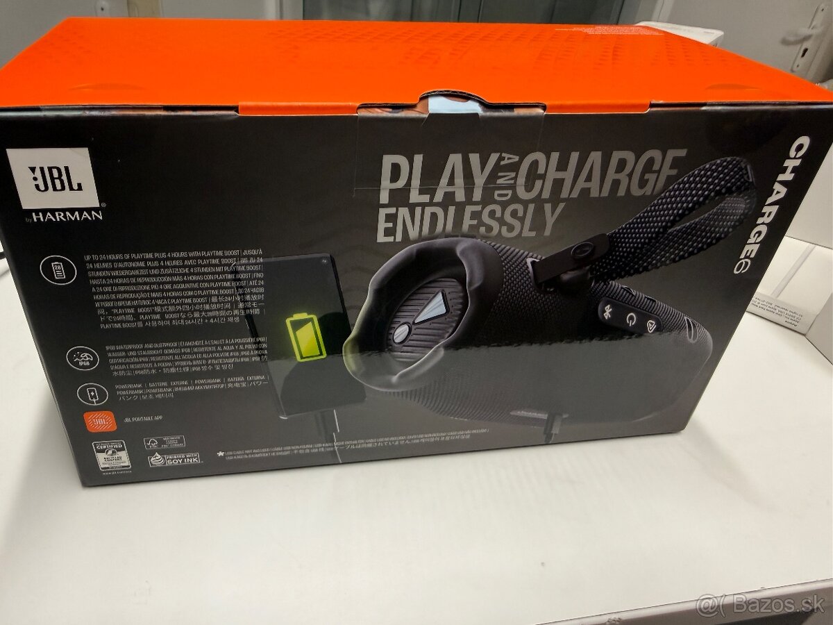 JBL Charge 6 – nerozbalený - 2