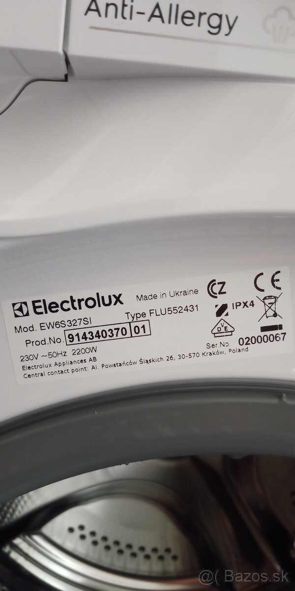 Automatická pračka Electrolux PerfectCare 600 EW6S327SI - 2