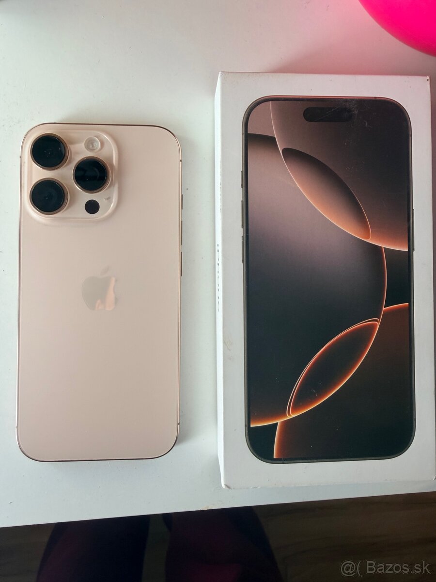 iPhone 16 Pro – zlatý / Desert Titanium - 2