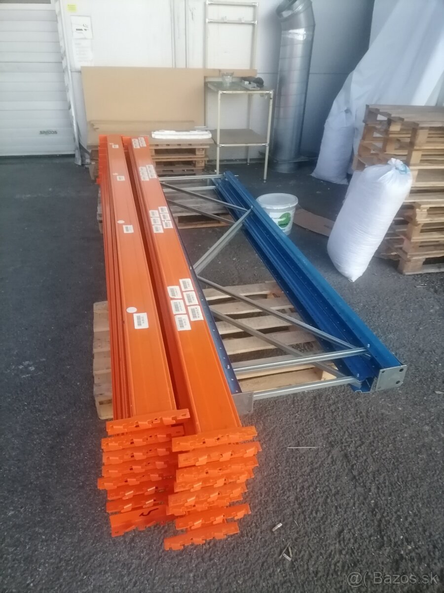 Paletové regále Proman vyška 2-4m, šírka 2,7m - 2