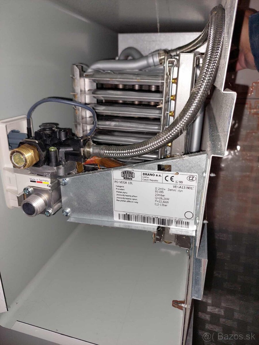 Plynový prietokový ohrievač BRANO MORAVIA - 2