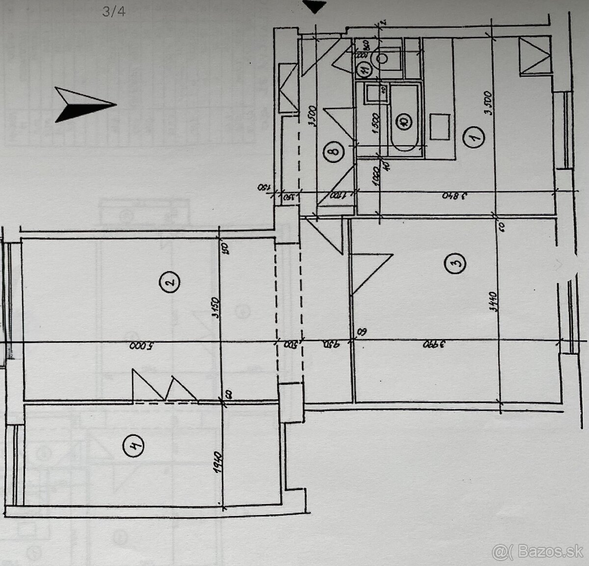 Predaj 3 izbový byt TEHLA Drieňová BA II Ružinov - 2