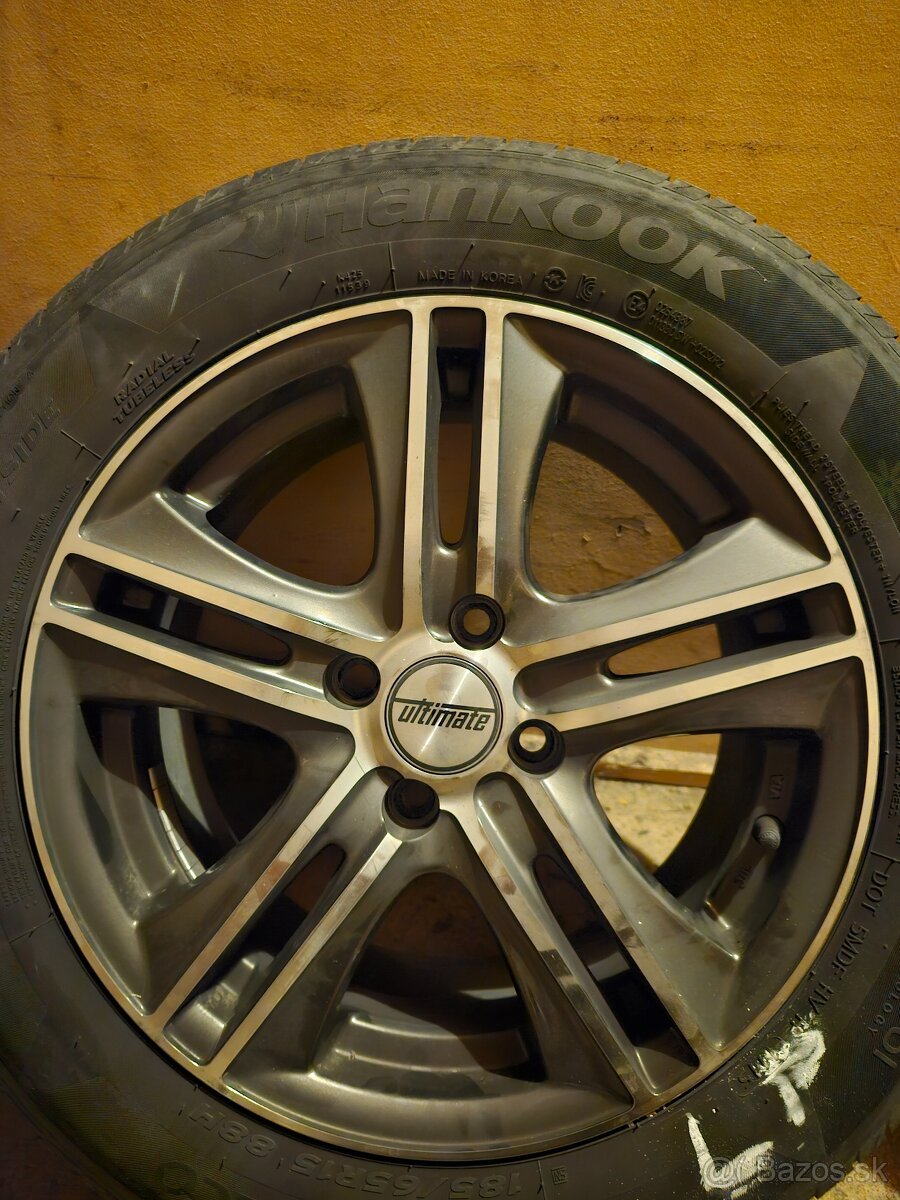 Elektróny 15" 4x100 185/65 letné pneu - 2