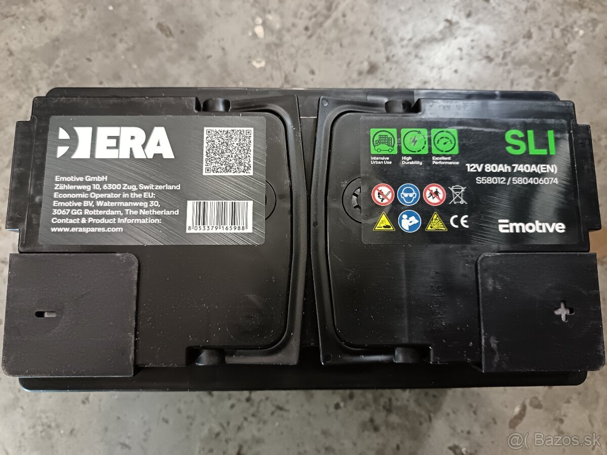 Autobatéria 80 Ah ERA - 2