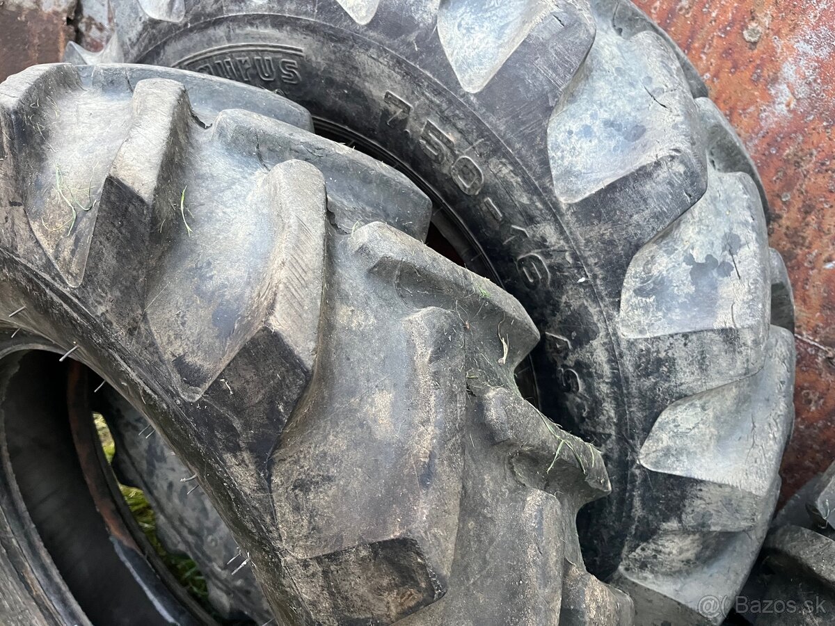 Gumy na malotraktor 7.50-16 - 2