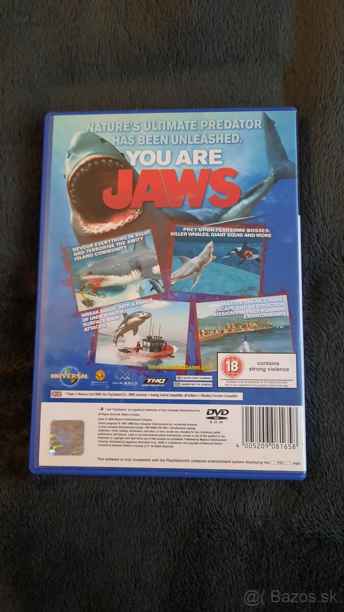 Jaws Unleashed PS2 (Playstation 2) - 2
