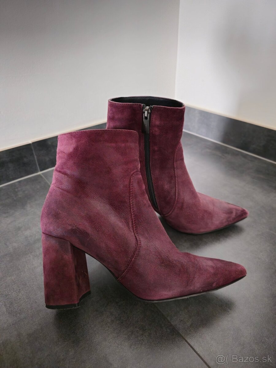 Kožené kotníčky Lazarini - 2