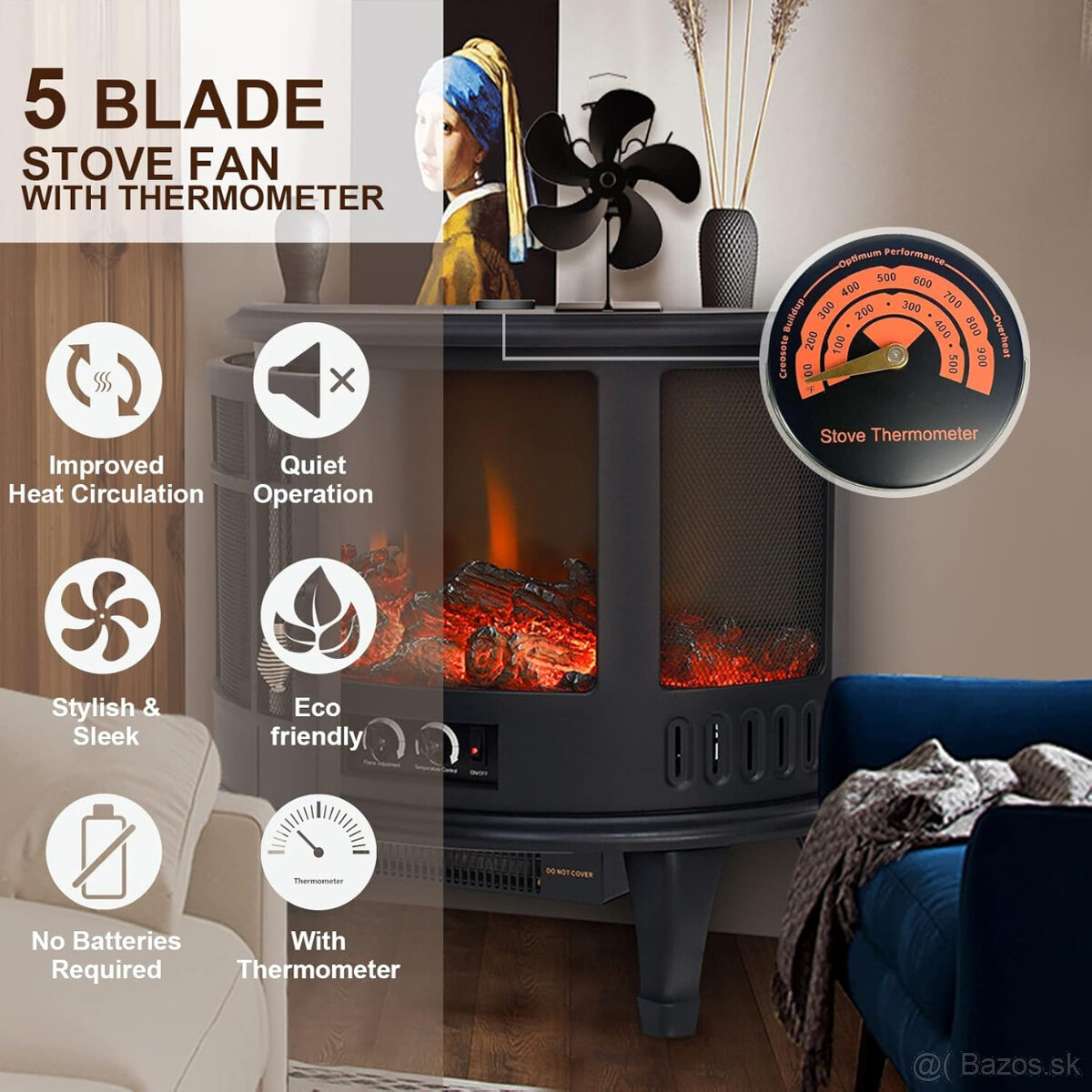 Krbový stojatý ventilátor - 2