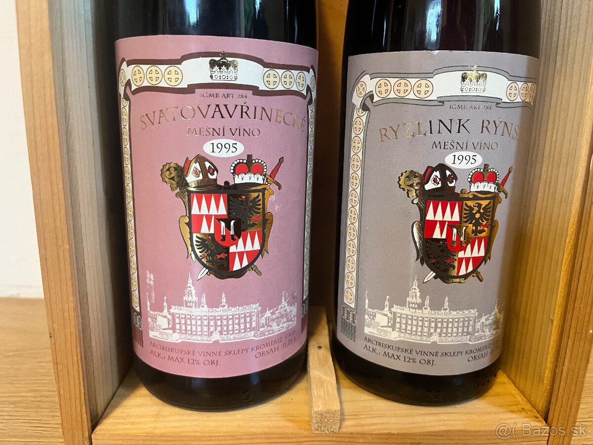 Archivna flasa rocnik 1995 - 2