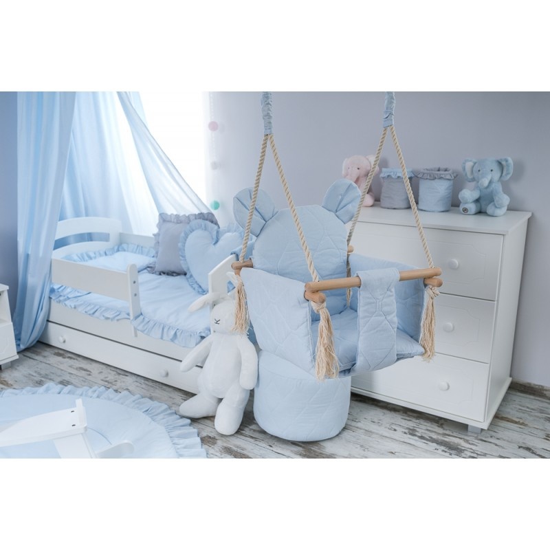 Detská hojdačka Macko modrá - 2