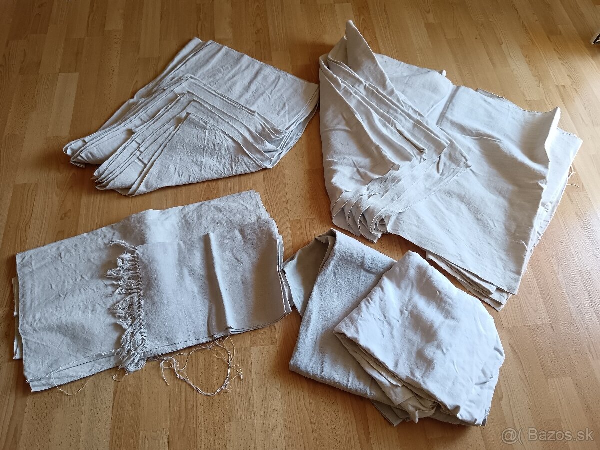 Plátno, tkané uteráky - 2