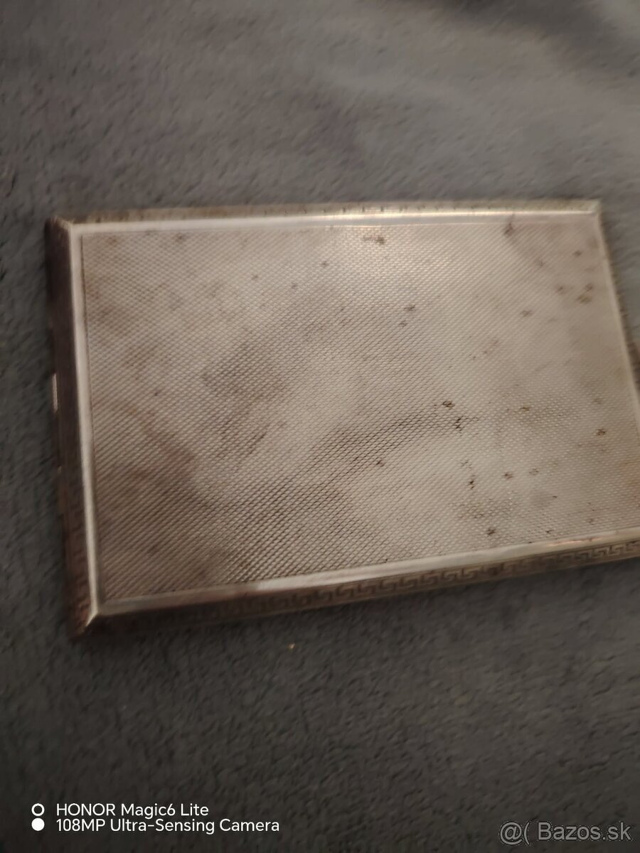 Strieborná tabatierka - 2