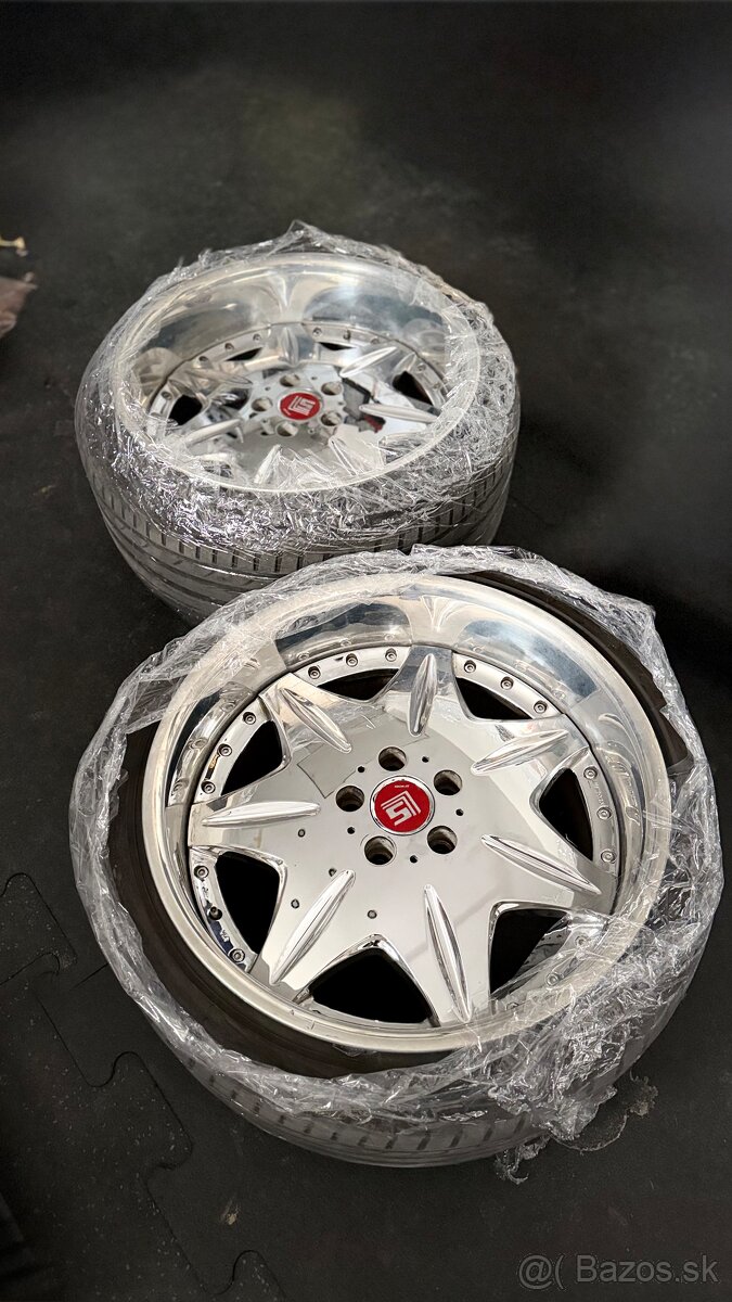 Disky 5x114,3 r19 9,5j/11j Work LS 207 CHROME - 2