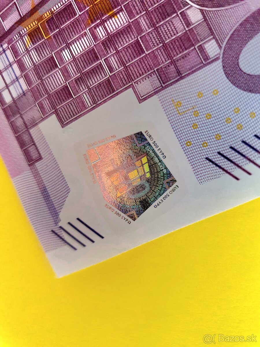 Bankovka 500€ aUNC - 2