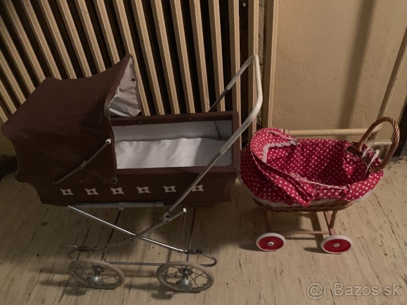 retro baby a Zuzky a kočík medveďe - 2