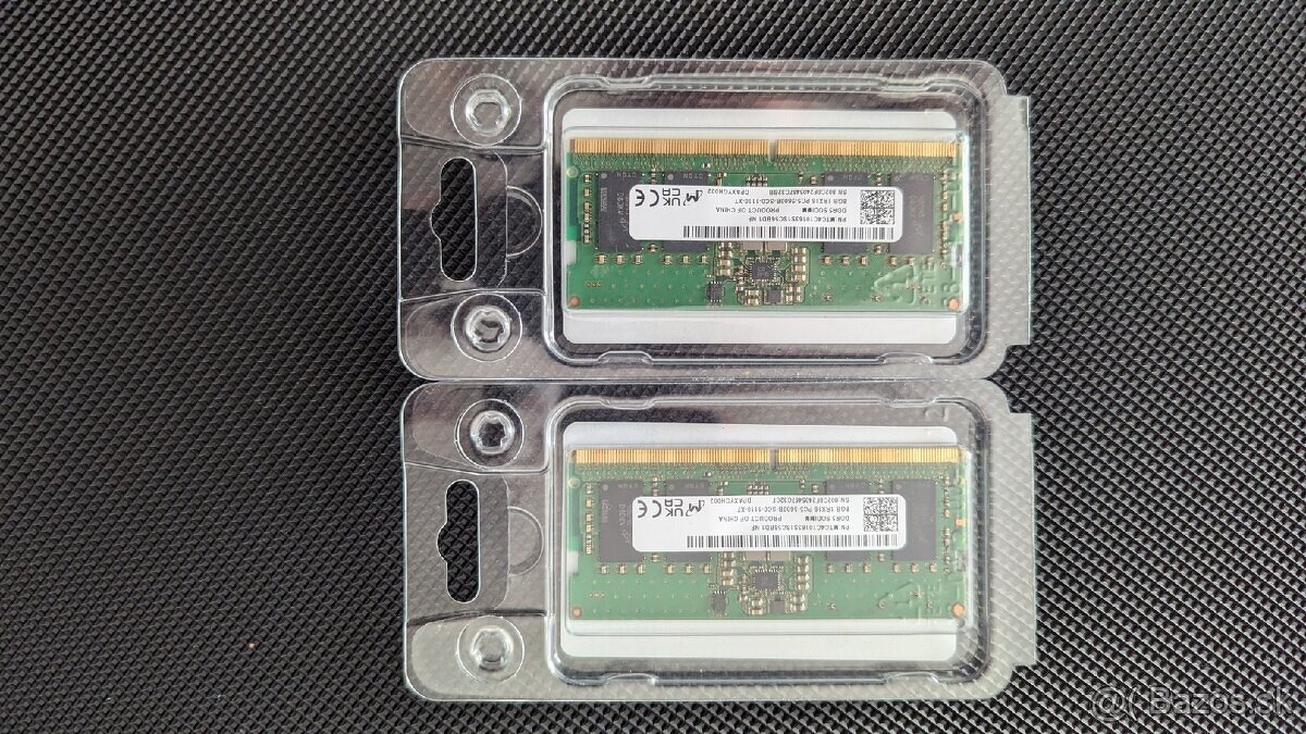 8GB + 8GB DDR 5 RAM SO-DIMM 5600Mhz - 2