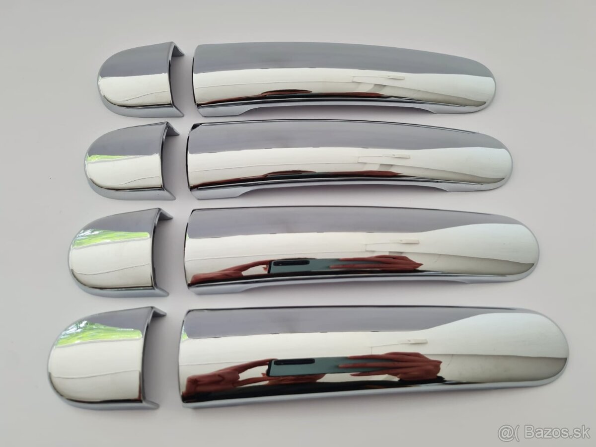 Chromové krytky klučiek ŠKODA VW SEAT - 2