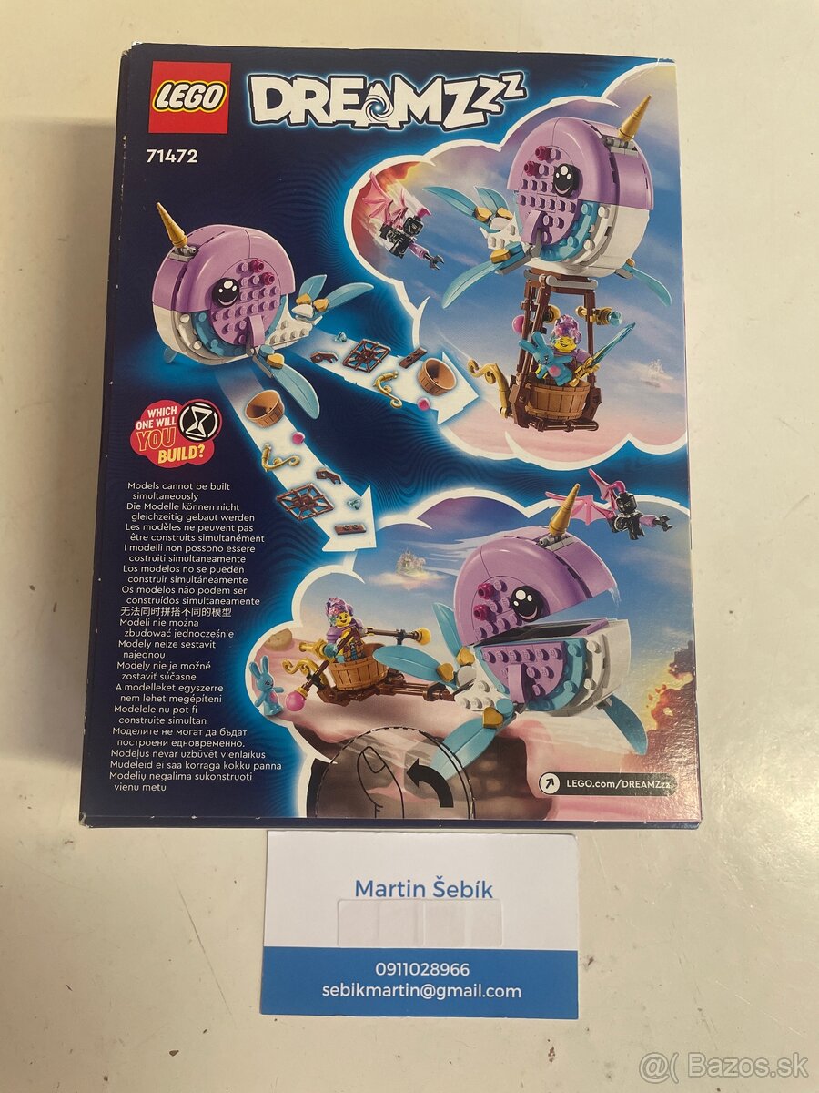 Predám nové neotvorené LEGO 71472 Izzie s Narwhall Hot Air - 2
