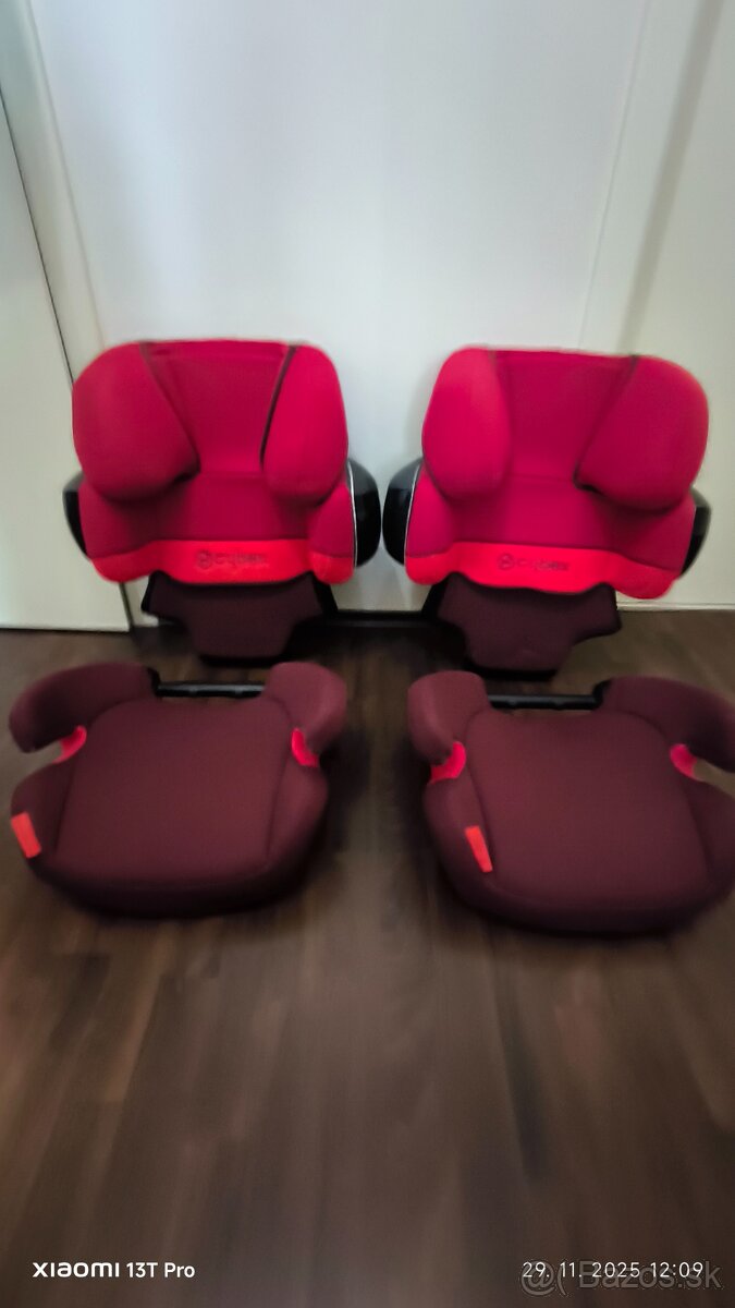 Cybex Solution X2-Fix Silver Rumba Red autosedačka 15-36 kg - 2