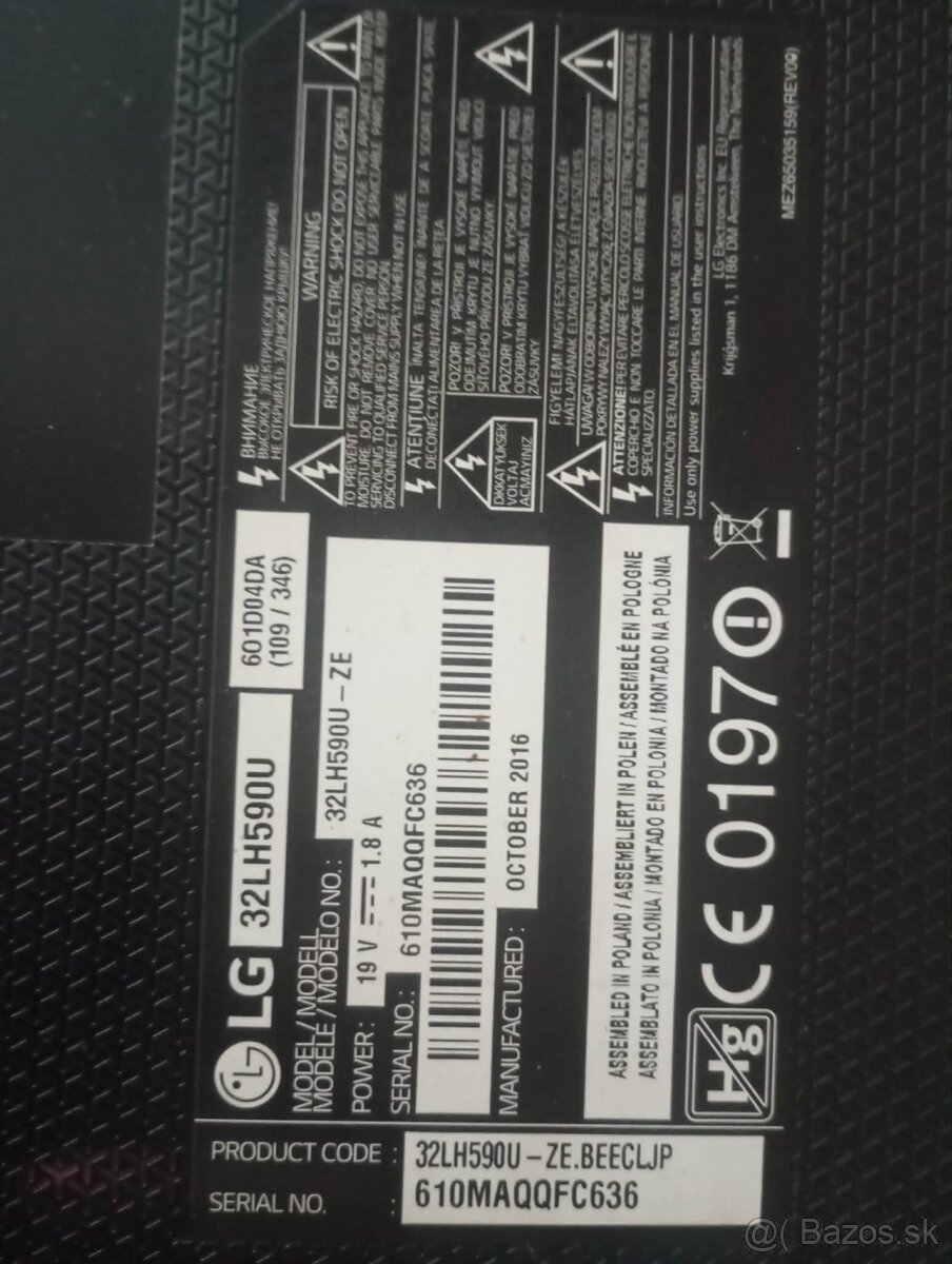 Predám Televízor LG Smart - 2