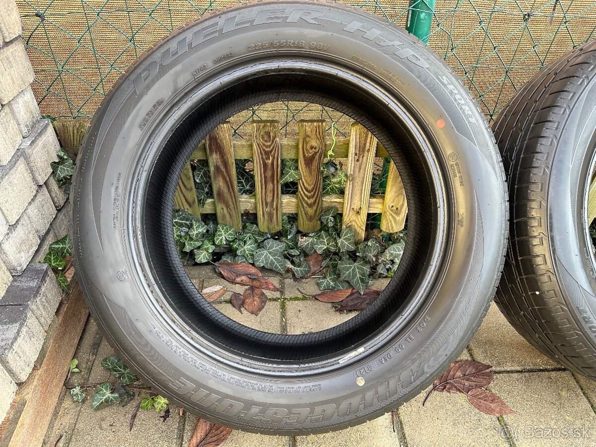 225/55 R18 98V letné BRIDGESTONE - 2