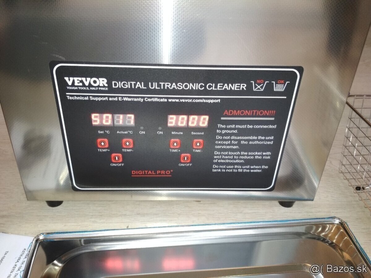 Ultrazvuková čistička s ohrevom 10L - 2