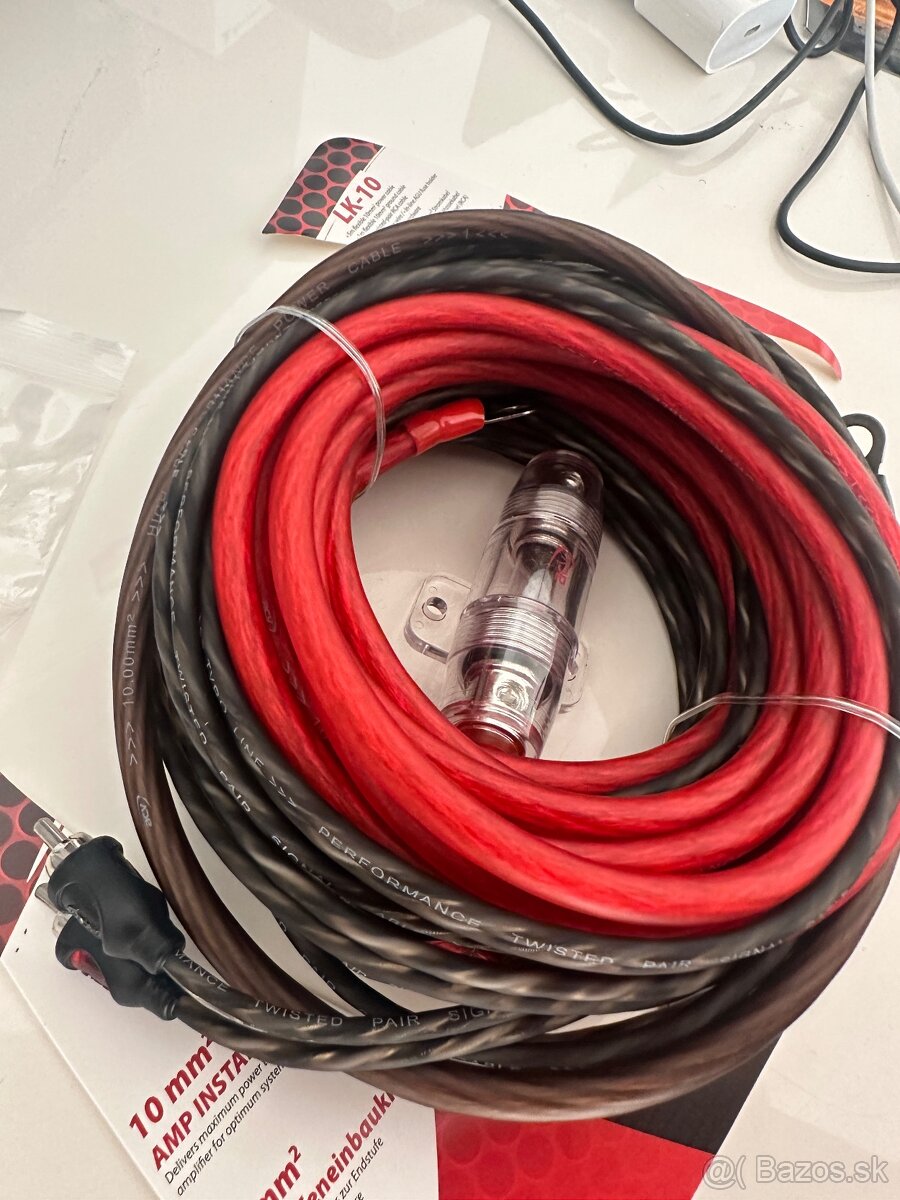 LK-10 – Amp Install Kit / Kompletná kabeláž na auto subwofer - 2
