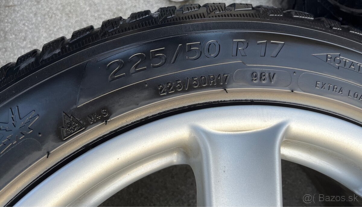 Disky Rial R17 5x120 – Zimné Michelin pneu - 2