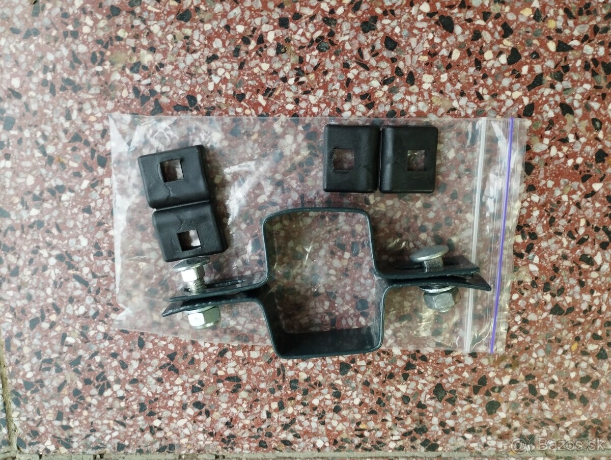 držiaky 3D pletiva 5mm antracit - 2