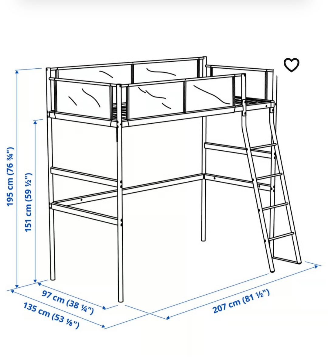 Detska vyvysena postel - 2