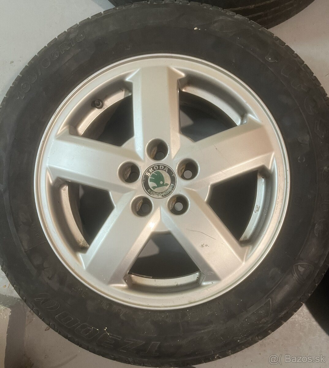 Elektróny Škoda 5x100 R15 - 2