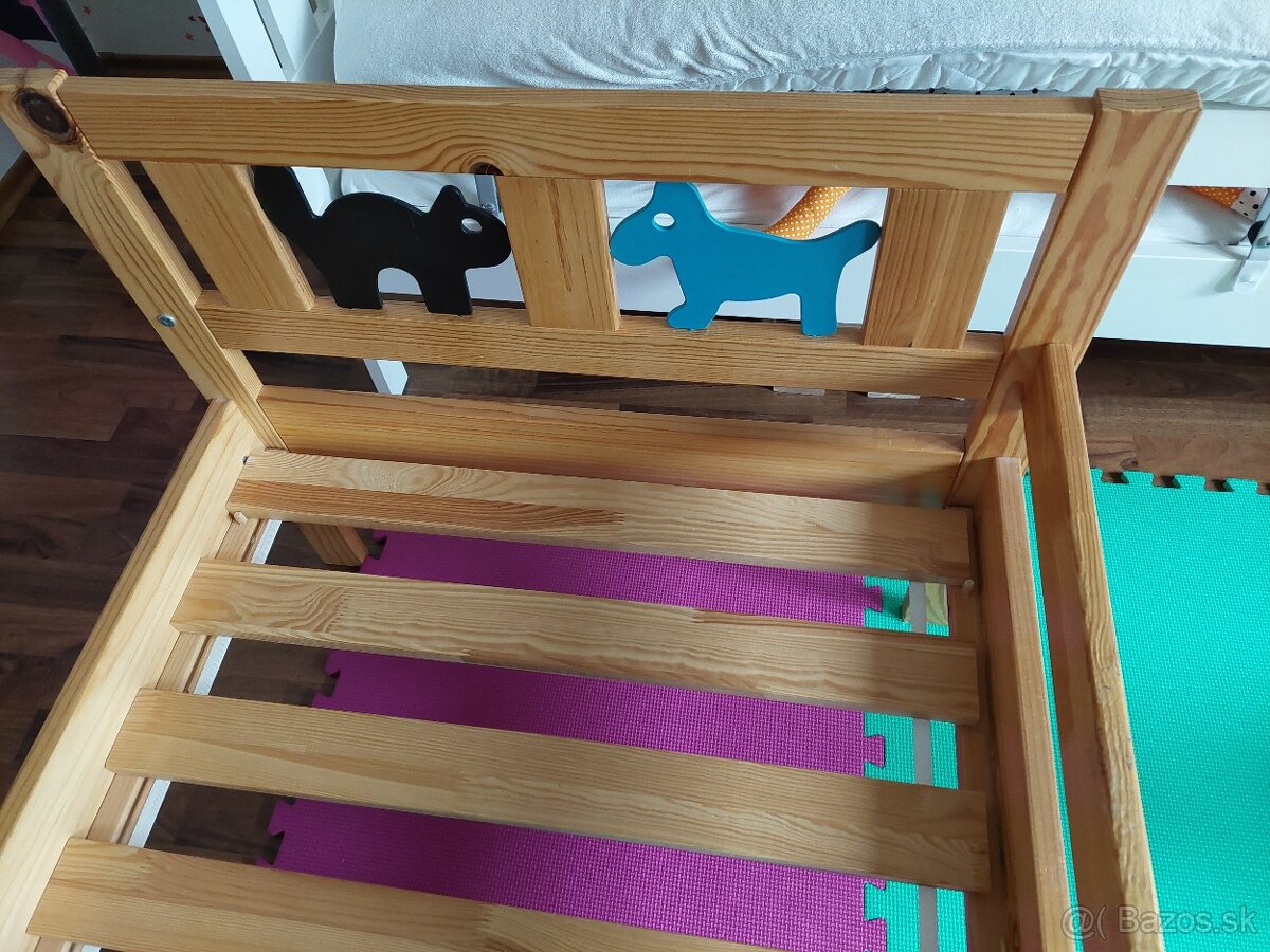 Ikea Kritter detska postel, 70x160, masiv - 2