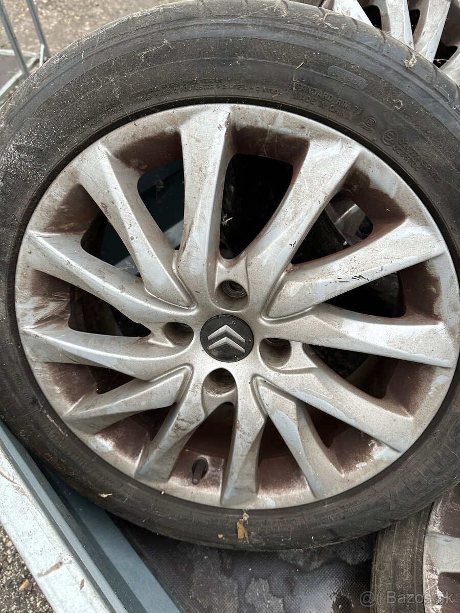 Elektrony 6,5J17” 4x108 citroen - 2