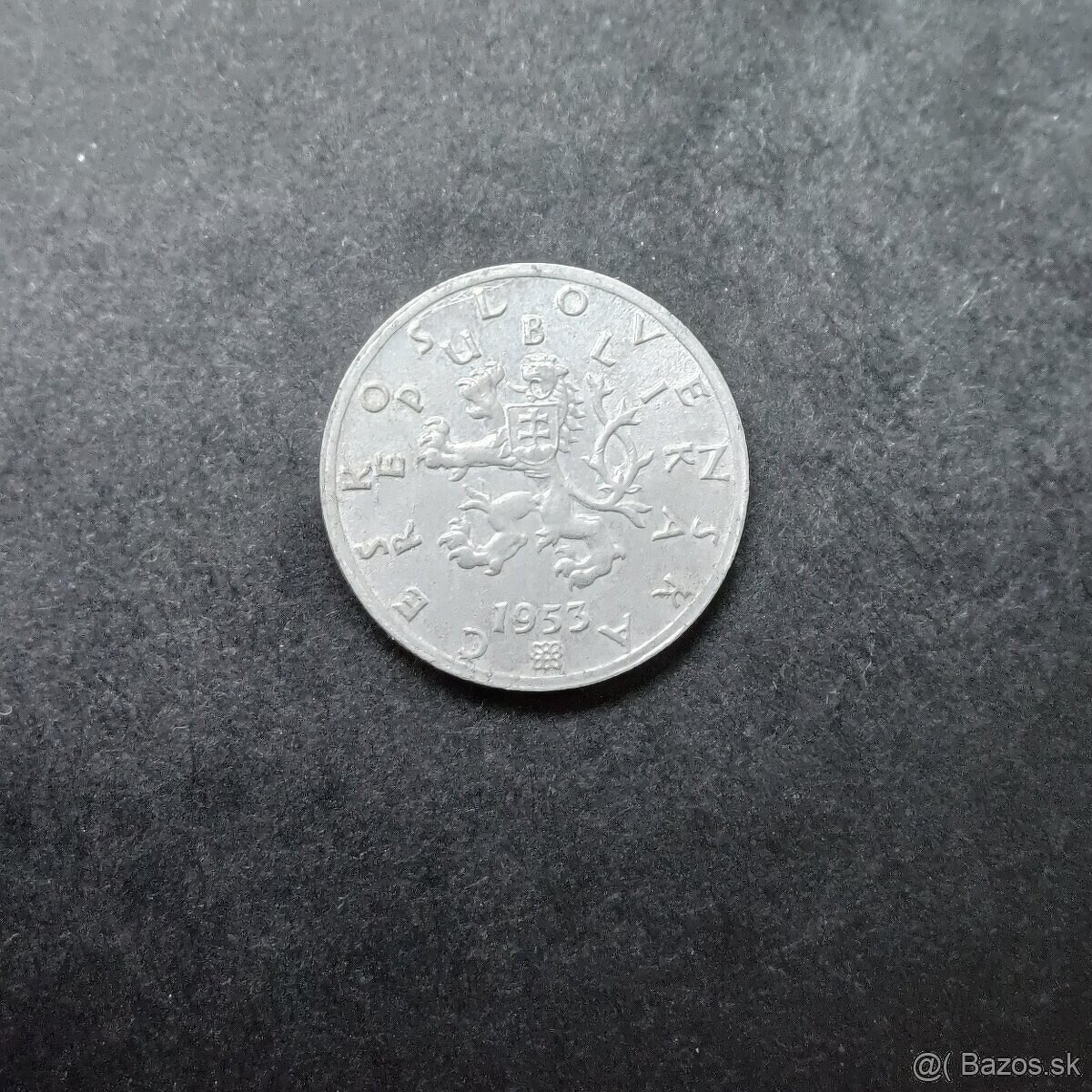 50 halier 1953 - vzacny - 2