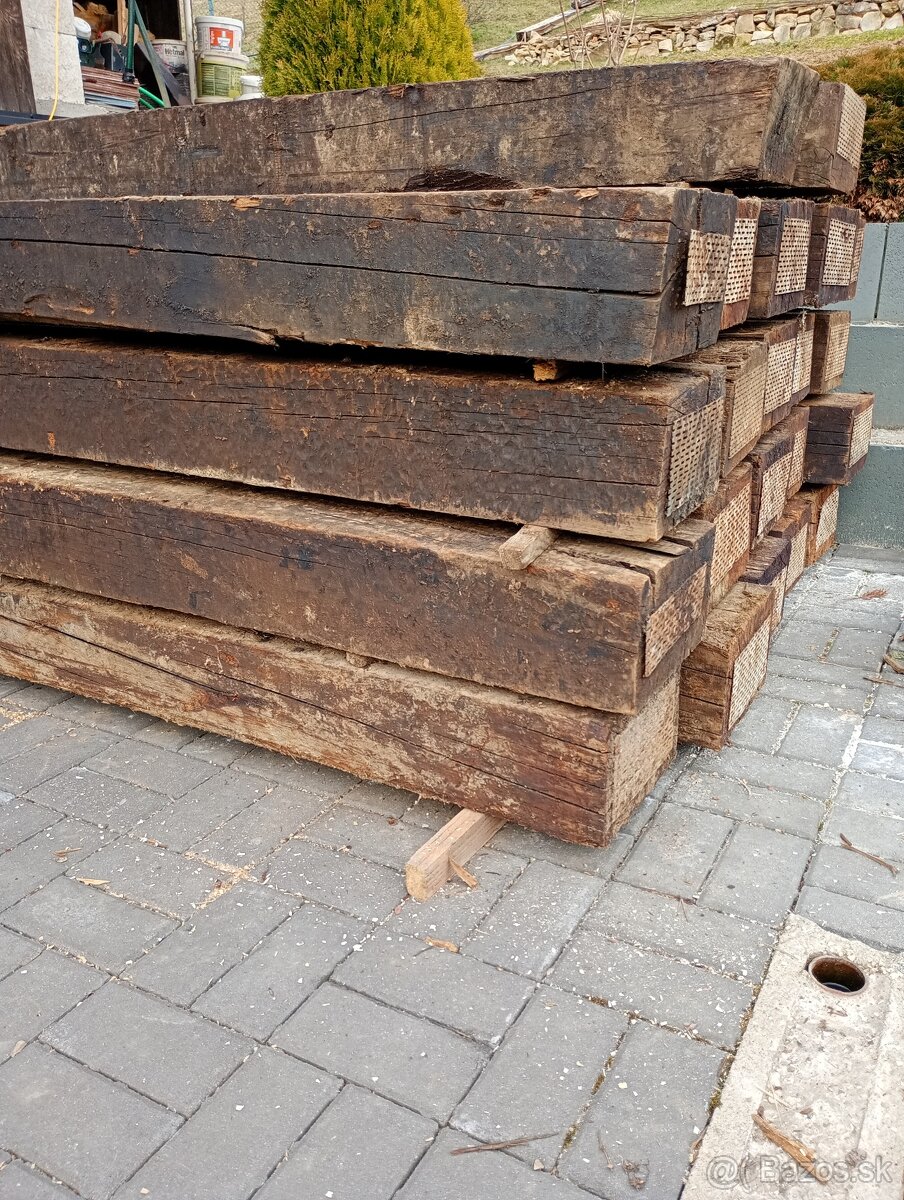 Predám bukové železničné podvaly - 2