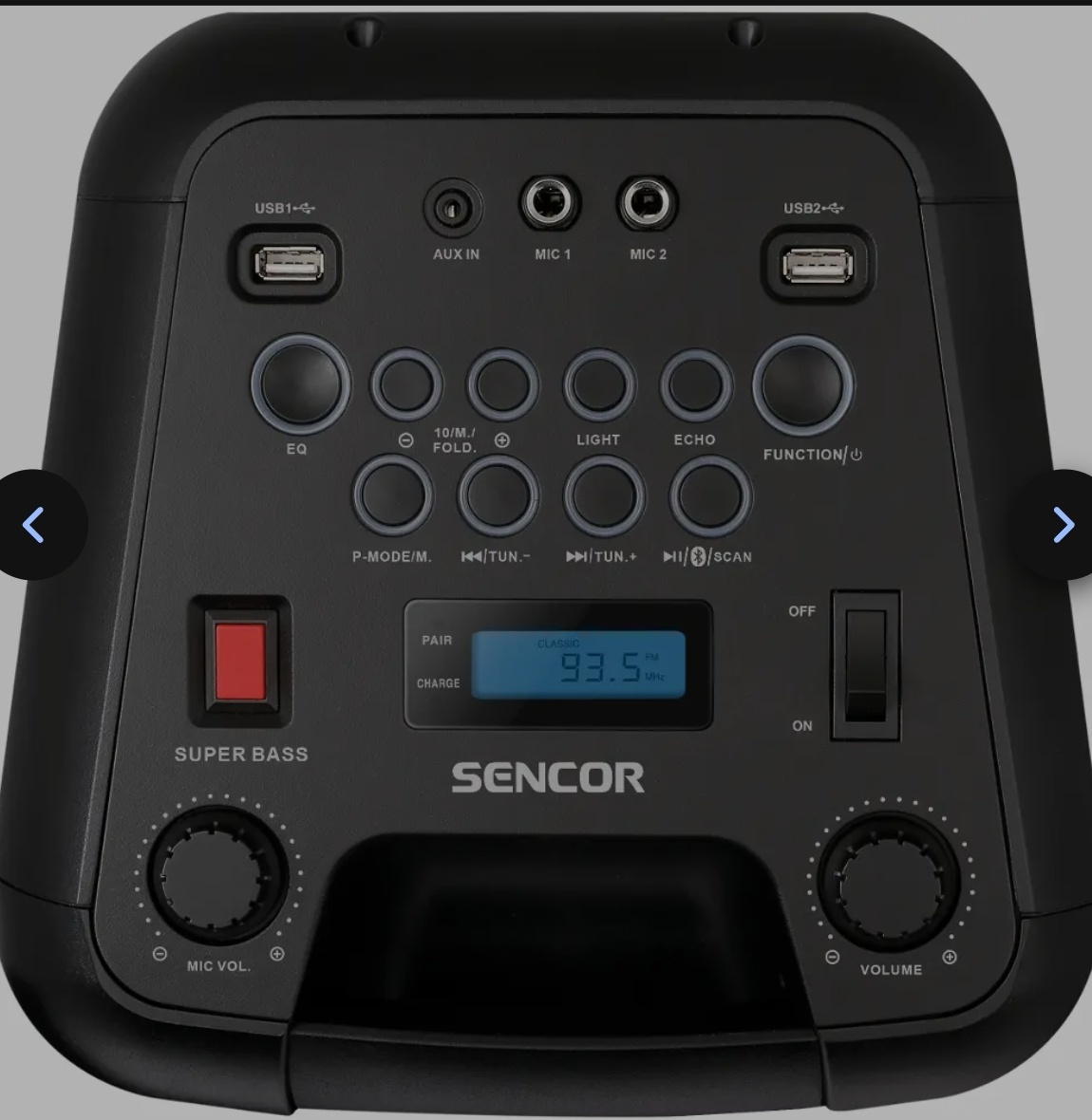 Predám Sencor SSS3800 Bluetooth repro - 2