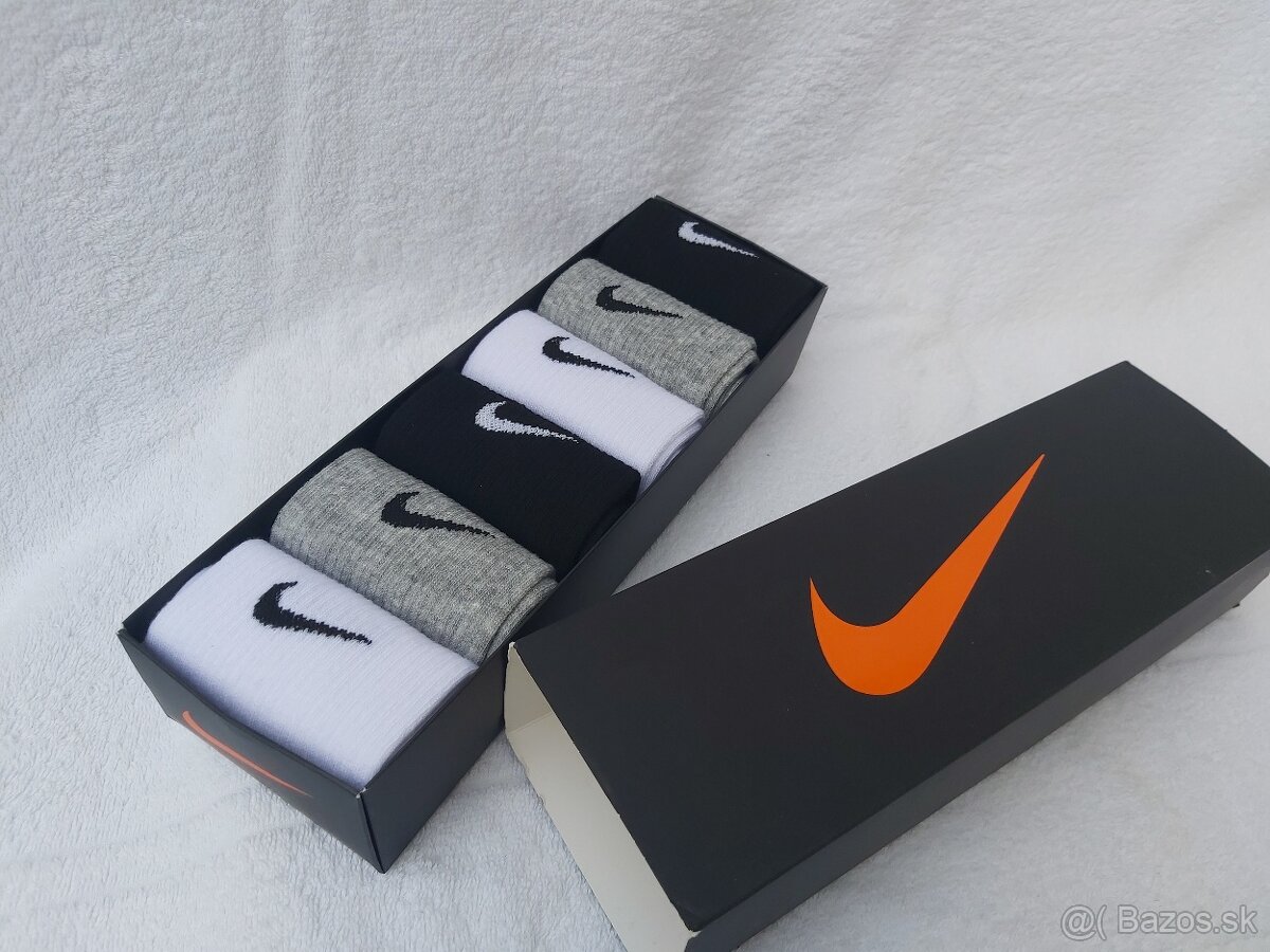 Pánské ponožky Nike, celkově 6 párů v balení, vel. 41 - 45 - 2
