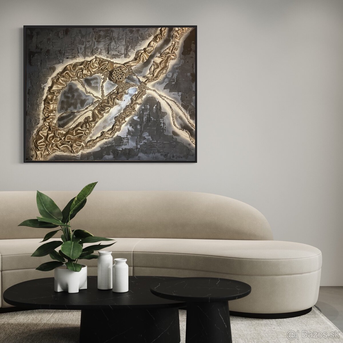 Luxusný 3D obraz – ručne robený originál - 2