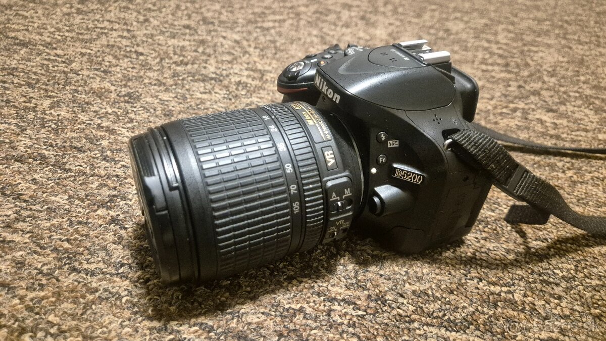 Predám NIKON D5200 + objektív NIKON 18-105 - 2