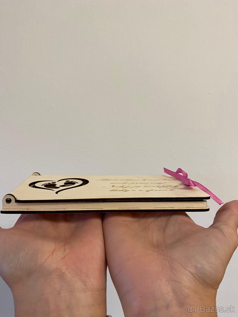 Drevené obálky na peniaze - 2