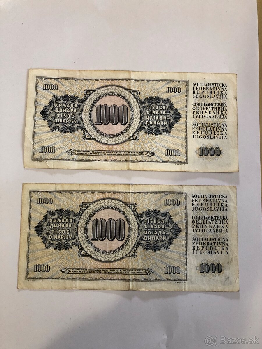 Staré bankovky 1 - 2